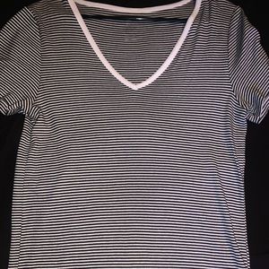 Black and white striped shirt